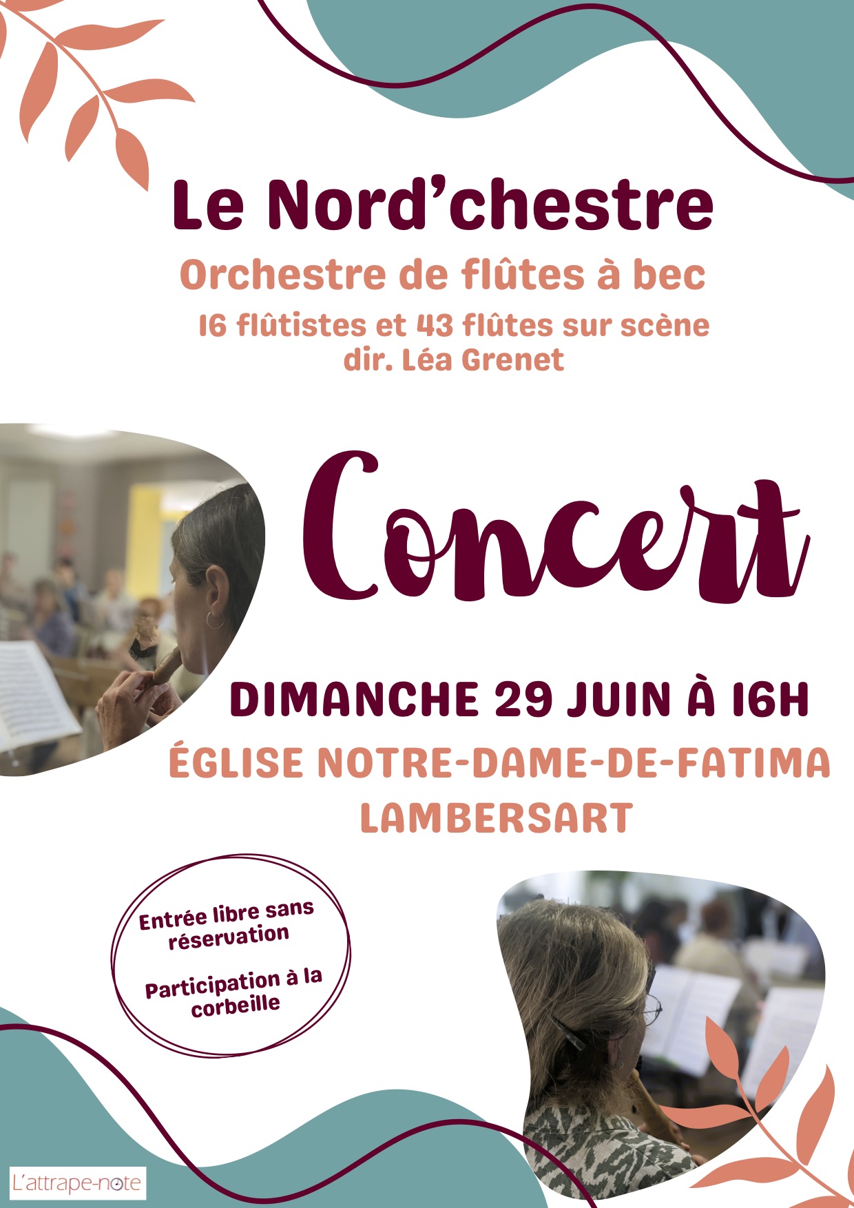 Affiche Nordchestre juin 2025